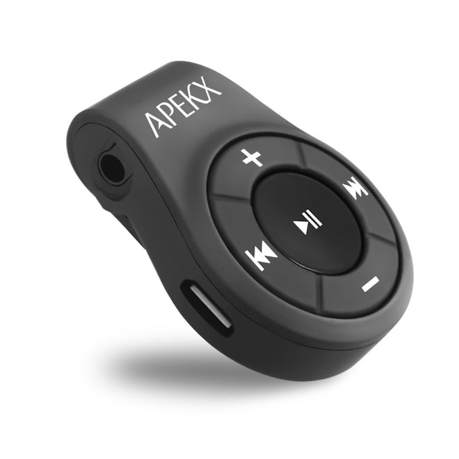 APEKX Clip Bluetooth Audio Adapter for Headphones