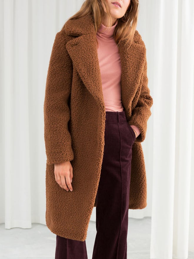 Faux Shearling Teddy Coat