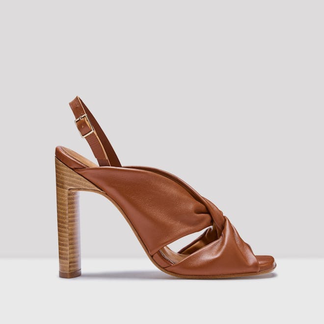 Filipa Walnut Leather Sandals