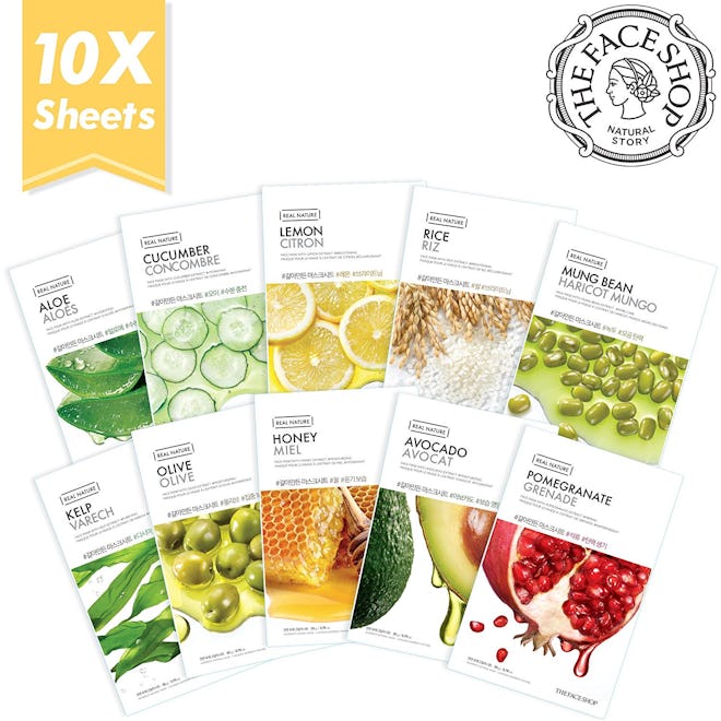 The Face Shop Facial Mask Sheets (10 Pack)