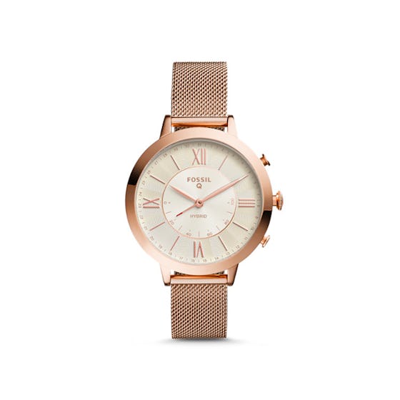 Hybrid Smartwatch Jacqueline Rose Gold-Tone Stainless Steel