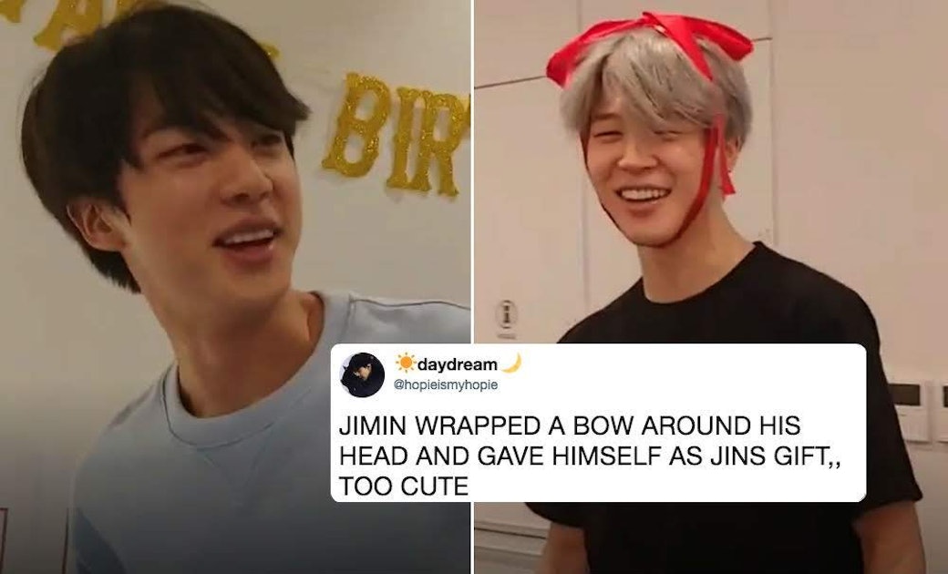 This Video Of Jimin Bts Crashing Jin S Birthday Livestream Proves How Close They Are
