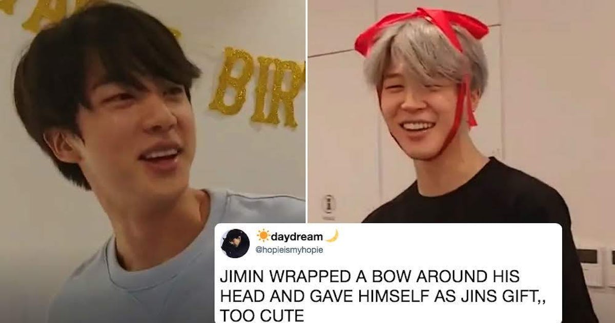 This Video Of Jimin Bts Crashing Jin S Birthday Livestream Proves How Close They Are This Video Of Jimin Bts Crashing Jin S Birthday Livestream Proves How Close They Are