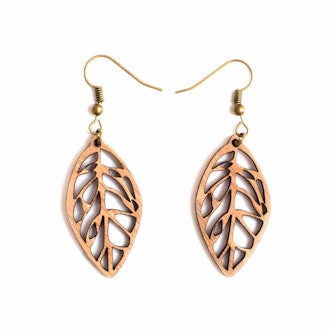 Long Leaf Earrings