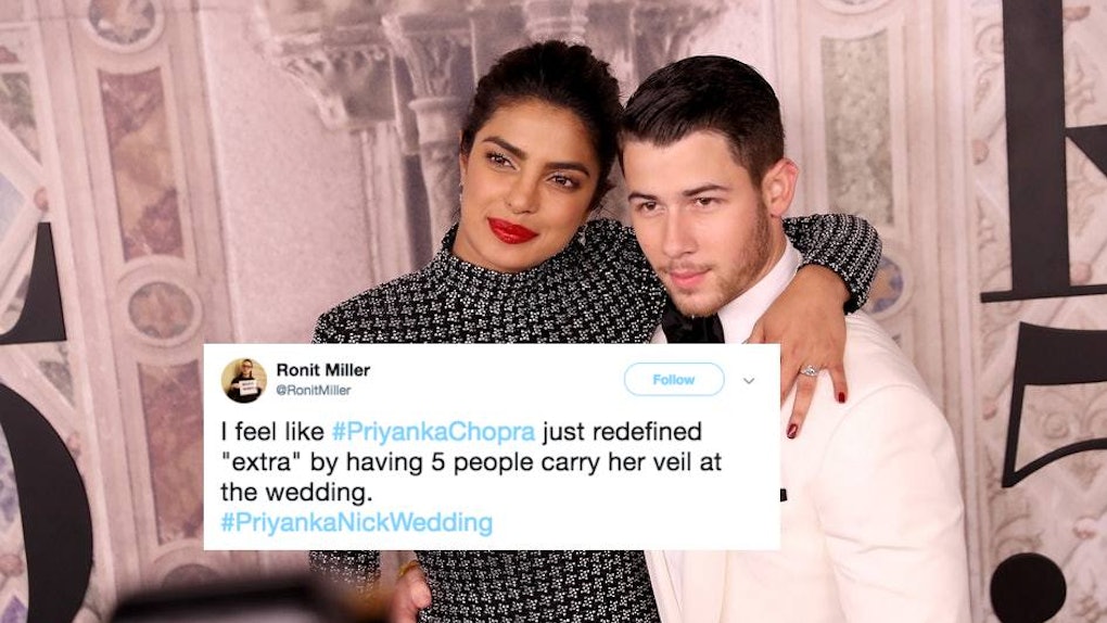 These Tweets About Priyanka Chopra S Wedding Dress Show People