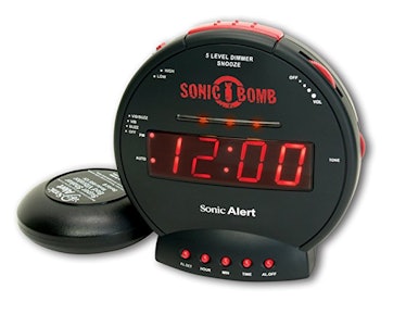 Sonic Alert SBB500SS Sonic Bomb Extra-Loud Dual Alarm Clock 