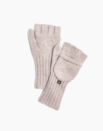 Convertible Ribbed Gloves