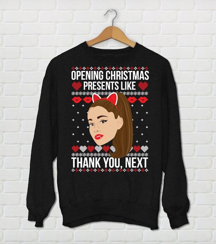 Ariana Grande Ugly Christmas Thank You Next Sweater