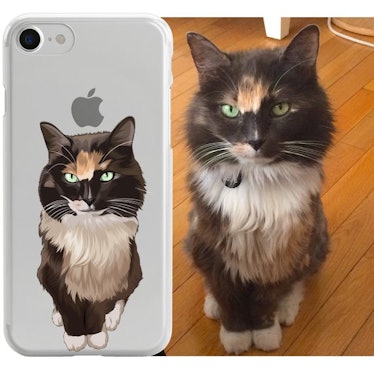 Custom illustrated Cat iPhone Case by North Legends
