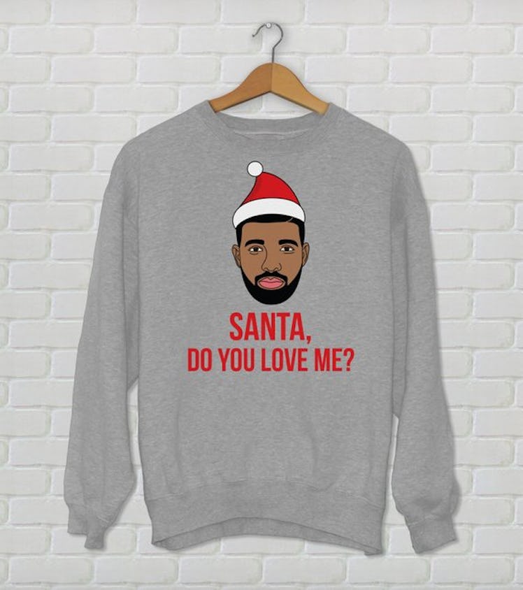 Santa Do You Love Me? Kiki Do You Love Me? Cozy Drake Holiday Sweater