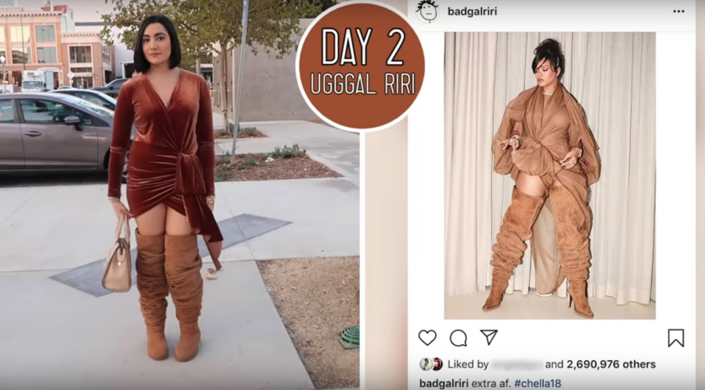 A YouTuber Wore Thigh-High Ugg Boots 