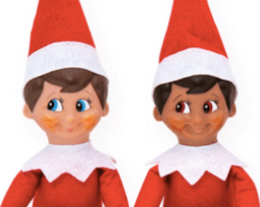 two elves on the shelf