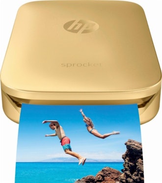 HP Sprocket Photo Printer in Gold