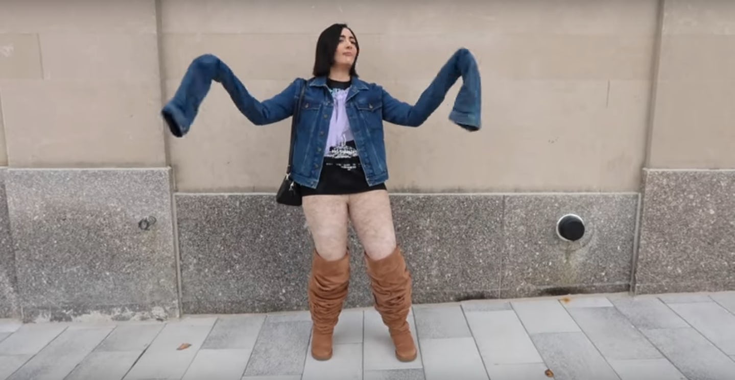 A YouTuber Wore Thigh-High Ugg Boots 