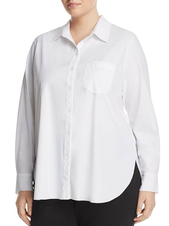 Schiffer Pocketed Pleated-Back Button-Down Shirt
