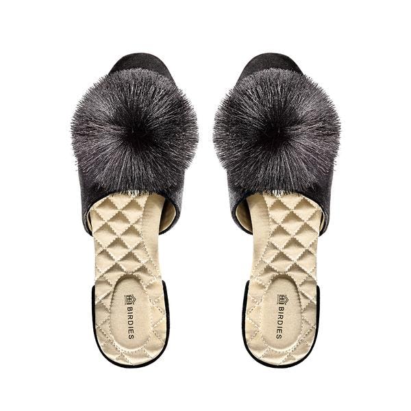 Birdies faux best sale fur slides