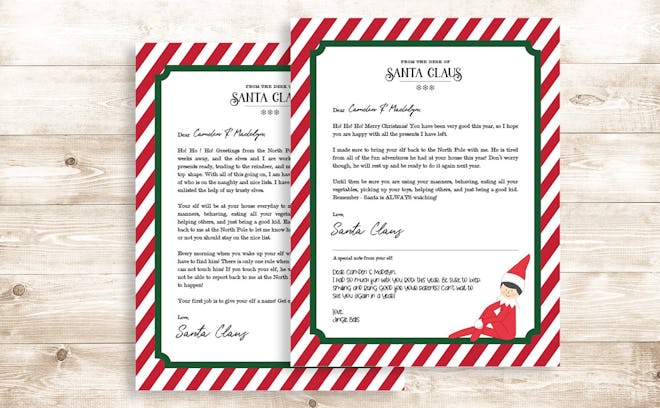 This One Busy Mama Co. Elf Letter Pack is a printable Elf on the Shelf letter.