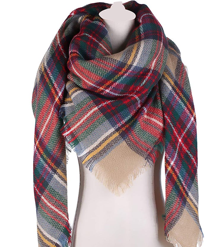 Dimore Plaid Blanket Scarf