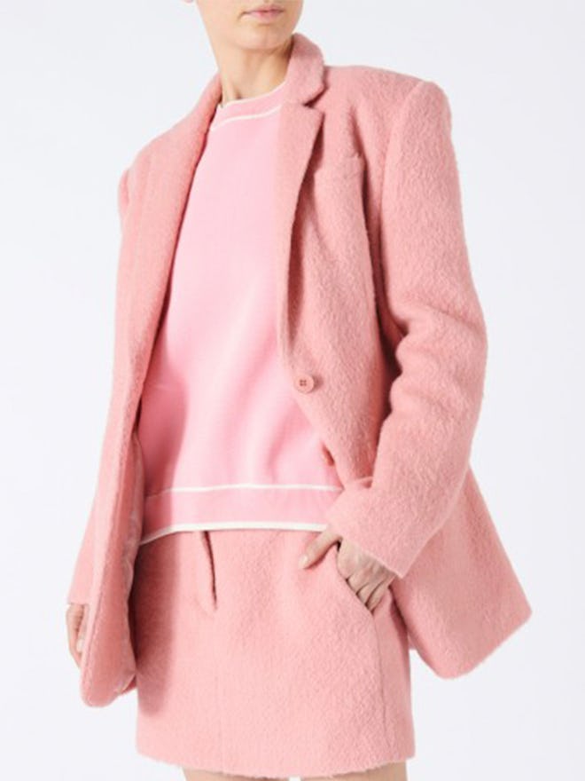 Luxe Mohair Oversized Blazer