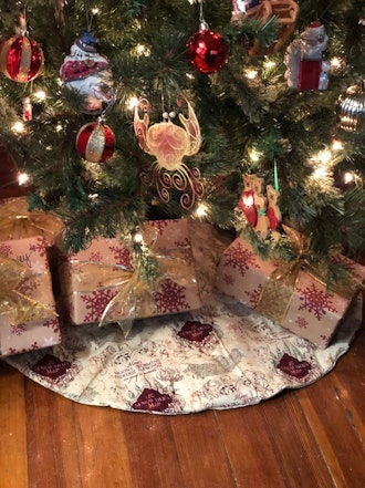 Marauder's Map Christmas Tree Skirt