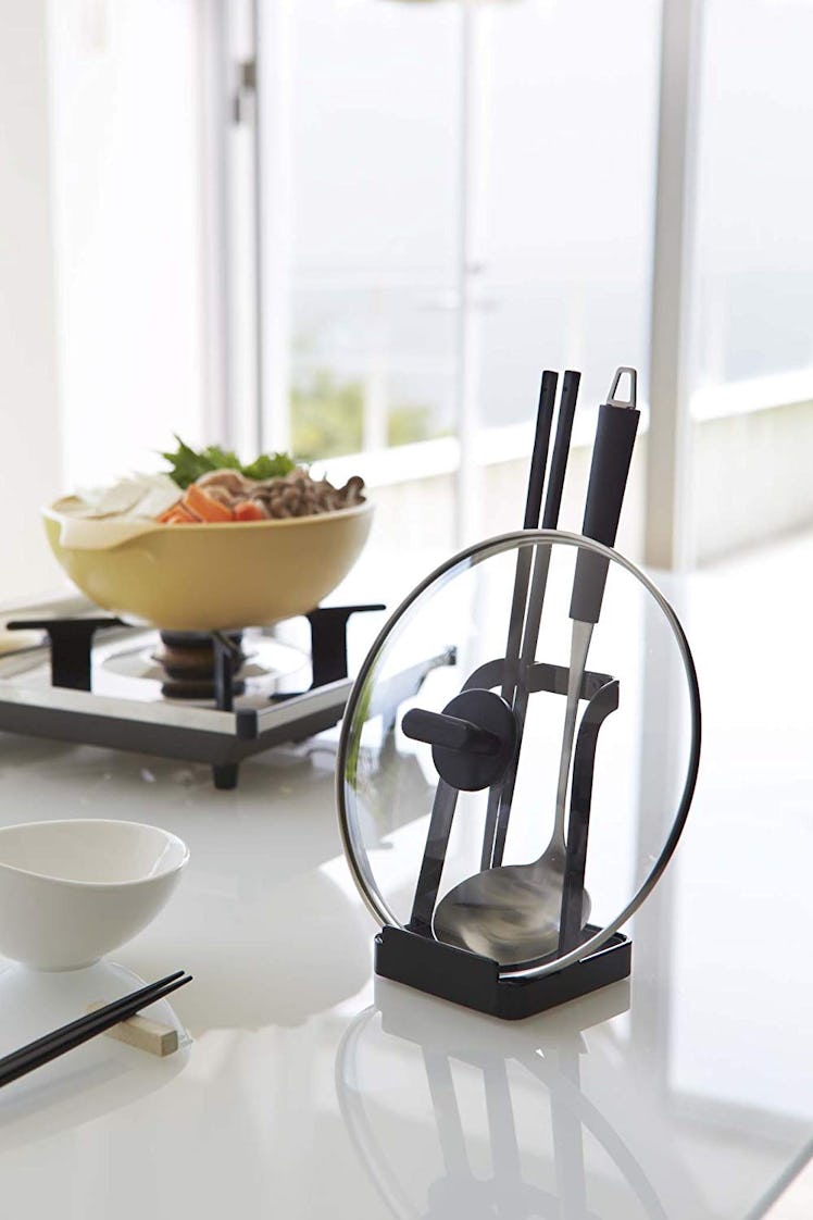 YAMAZAKI Home Tower Ladle And Lid Stand