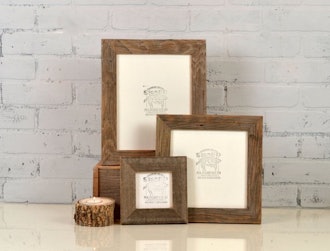 signedandnumbered Reclaimed Cedar Wood Picture Frame 