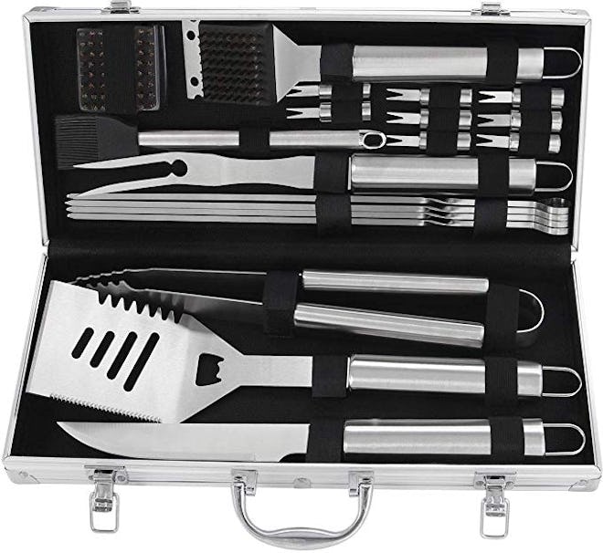 POLIGO Stainless Steel BBQ Grill Tools Set