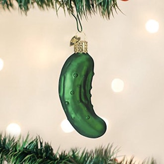Old World Christmas Pickle Glass Blown Ornament
