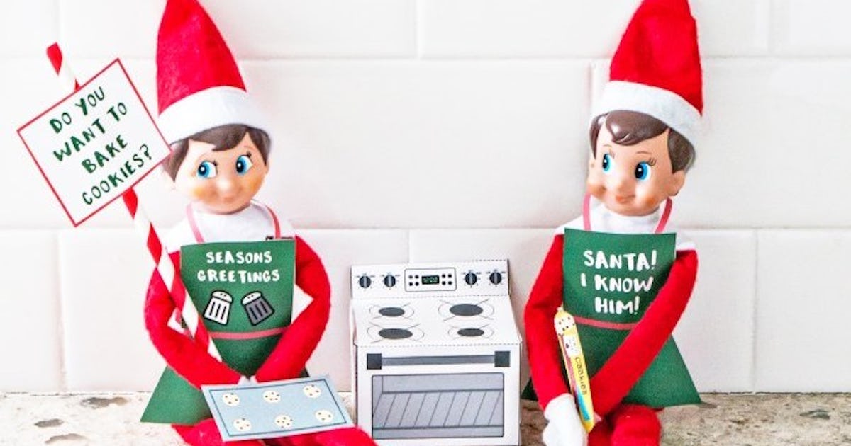 18 Elf On The Shelf Printable Props That Ll Make Styling Santa S Helper A Breeze