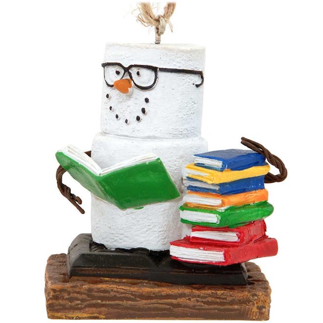 S'Mores Snowman Book Club Ornament