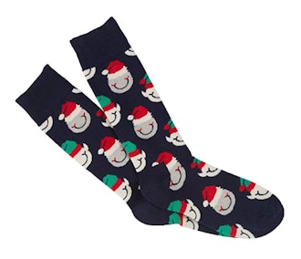 Happy Socks Unisex Santa's Helper Combed Cotton Socks