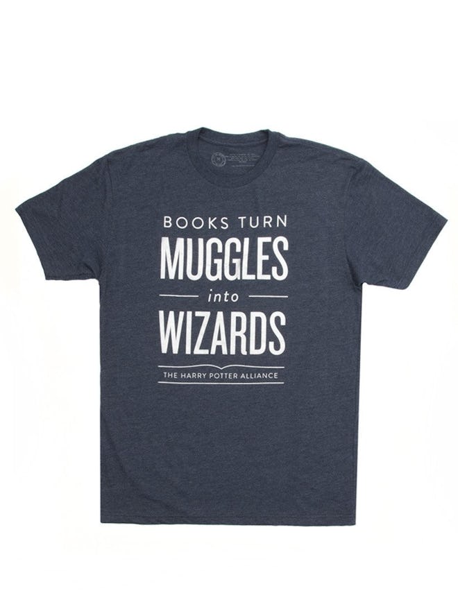 “Books Turn Muggles into Wizards” T-Shirt