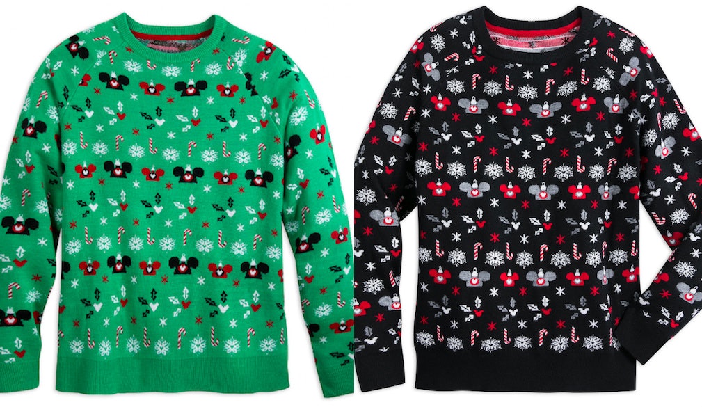 ugly christmas sweater mickey mouse