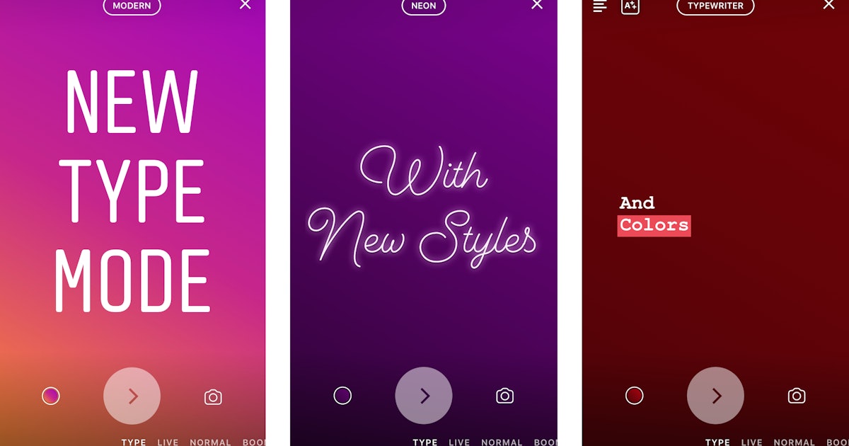 How To Change Your Instagram Story Font With Type Mode, The App’s