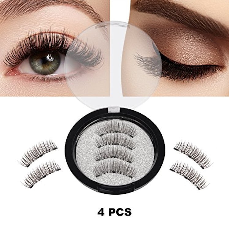 Magnetic False Eyelashes, 4 Pieces 3D