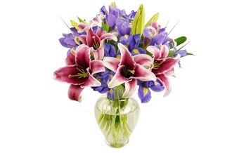 Benchmark Bouquets Stargazer Lilies And Iris