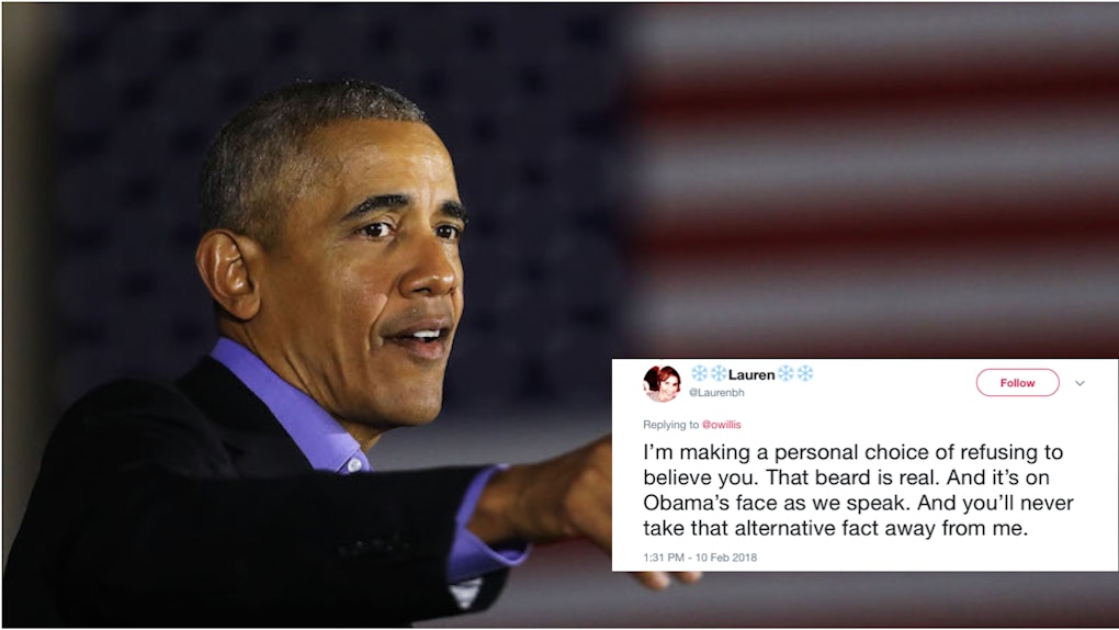 Tweets About Obama S Facial Hair Photo Have Twitter So Damn Thirsty
