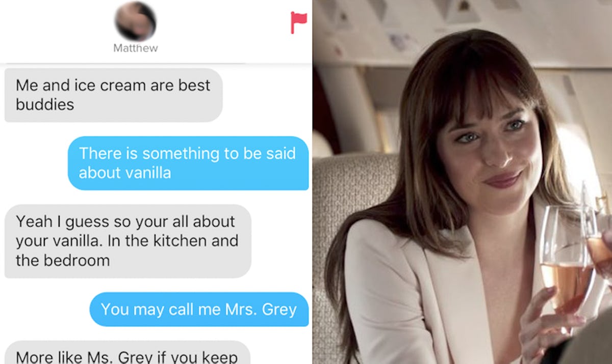 I Used Fifty Shades Lines On A Dating App Well Now You May Call Me Mrs Grey I Used Fifty Shades Lines On A Dating App Well Now You May Call Me Mrs Grey