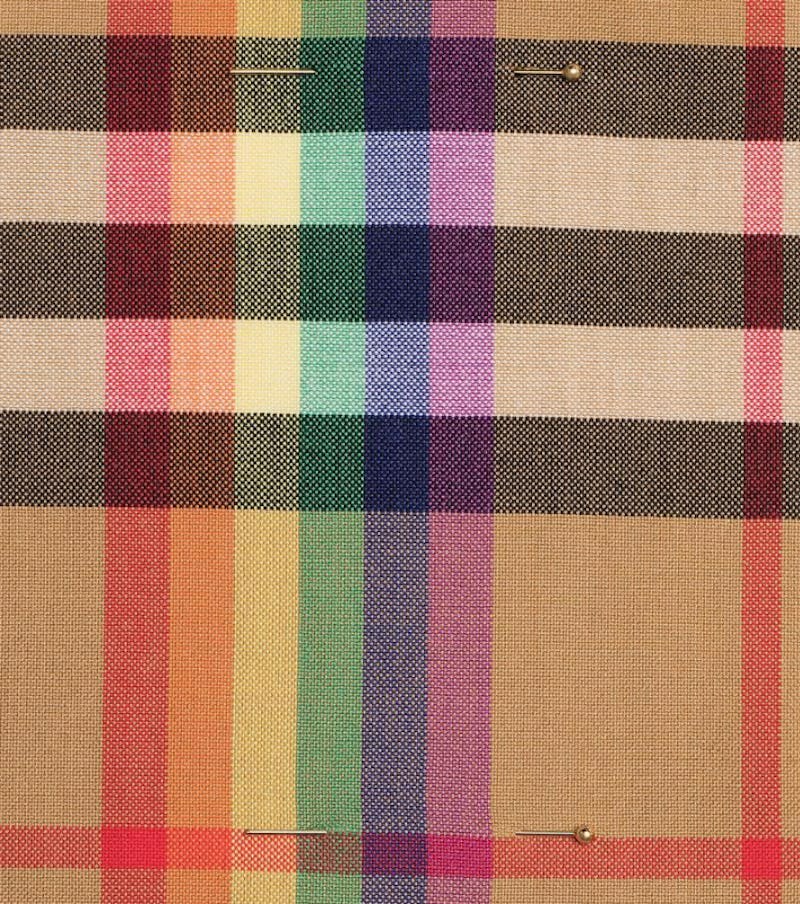 Burberry rainbow check best sale