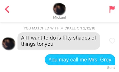 I Used 'Fifty Shades' Lines On A Dating App & Here's What Happened