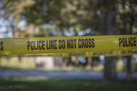 Police yellow tape after a shooting at a Florida high school