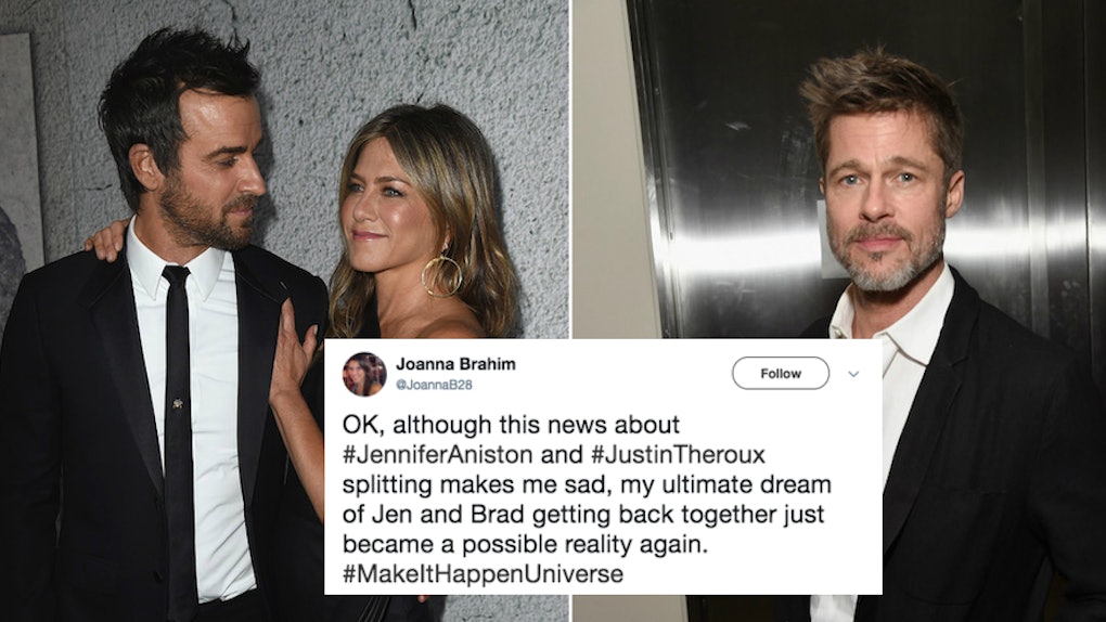 Tweets About Jennifer Aniston Brad Pitt Show Everybodys