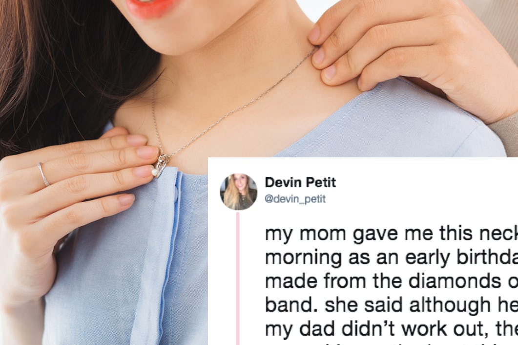 A Divorced Mom Turned Her Wedding Ring Into A Necklace For Her Daughter