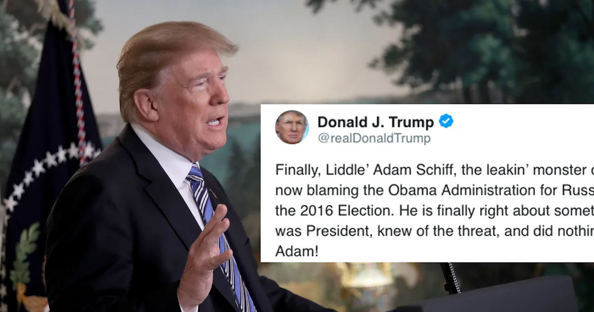 Trump Twitter Rant Trump's Twitter Rant About The Russia Investigation Was Epic In All The ...