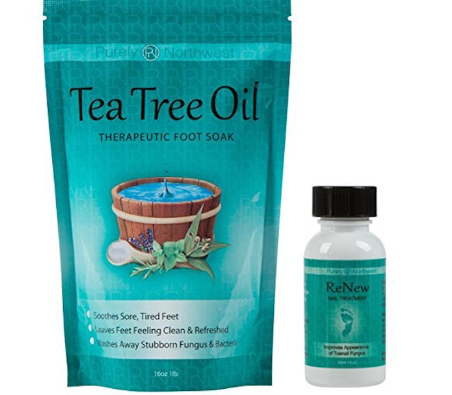 Purely Northwest Tea Tree Oil Foot Soak With Epsom Salt  