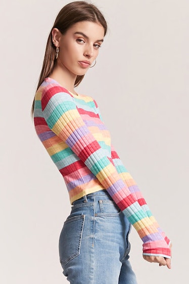 Striped Crop Top, $13, Forever 21