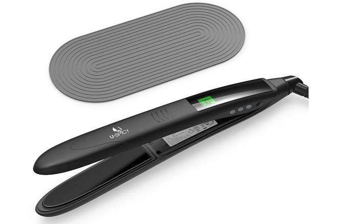 Uspicy Hair Straightener With Curved Design