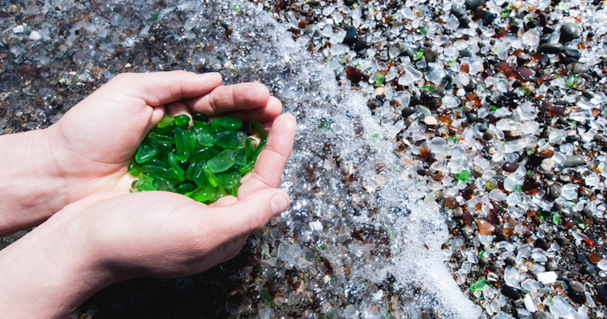 7 Sea Glass Beaches In The U S That Are Totally Hidden Gems