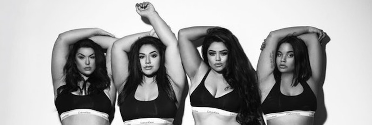 matrix Tilintetgøre Modernisere The Kardashian's Calvin Klein Ad Was Recreated By Plus Size Models & It's  Jaw-Dropping