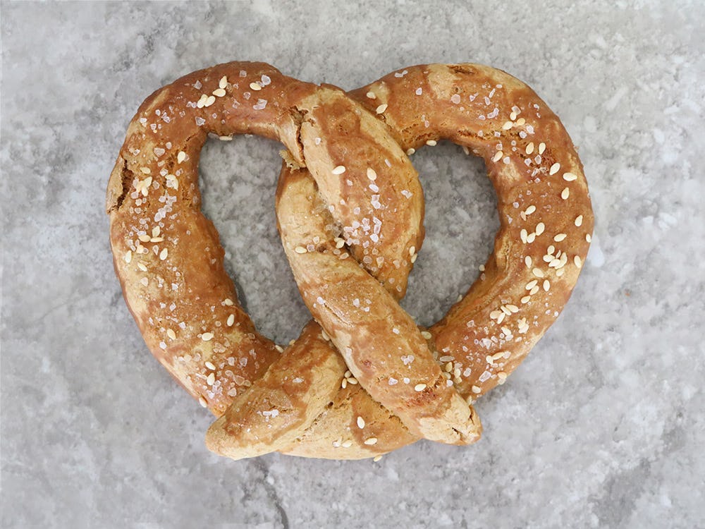This Soft Pretzel Recipe For One Person Is The Most Adorable Snack You